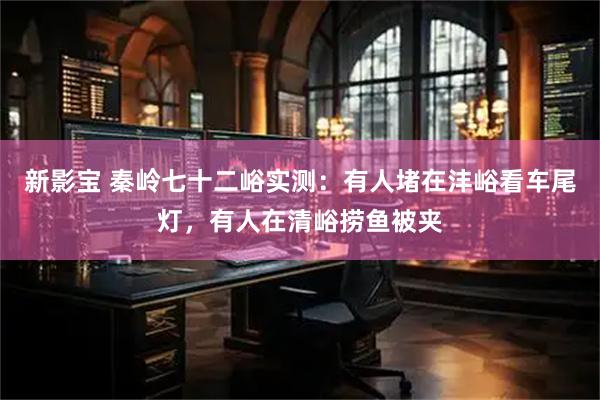 新影宝 秦岭七十二峪实测：有人堵在沣峪看车尾灯，有人在清峪捞鱼被夹