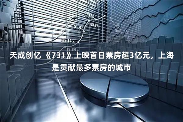 天成创亿 《731》上映首日票房超3亿元，上海是贡献最多票房的城市