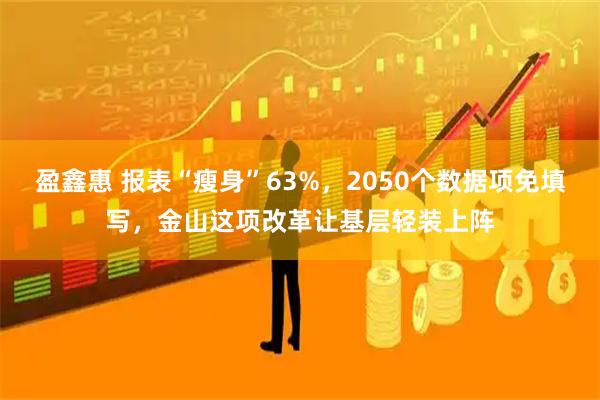 盈鑫惠 报表“瘦身”63%，2050个数据项免填写，金山这项改革让基层轻装上阵